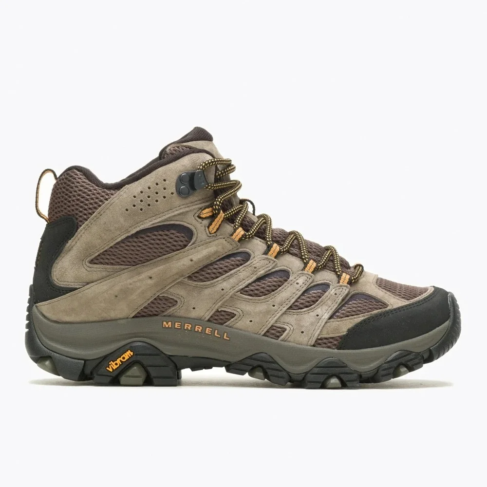 Merrell Moab 3 Mid GTX‎ Waterproof Mens Size 8 Hiking Shoes Walnut NEW